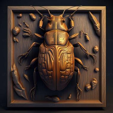 3D модель Nicrophorus confusus (STL)